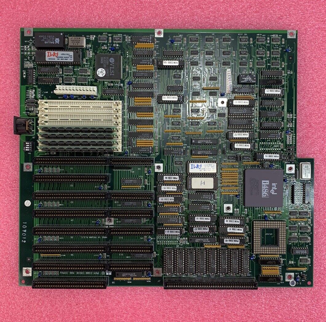 PKM-3300 Motherboard Intel 80486DX 33MHz 4MB RAM