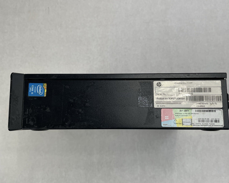 HP EliteDesk 800 G1 USFF Intel Core i5-4570S 3.00 GHz 8 GB RAM No HDD OS