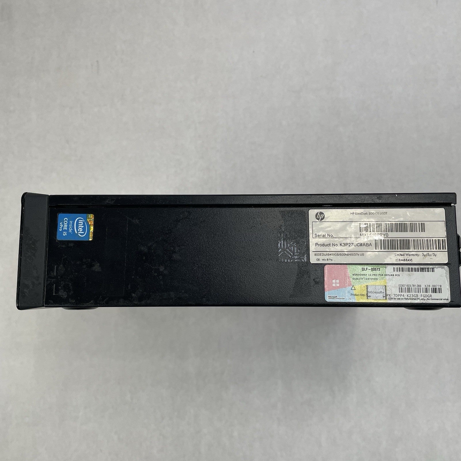 HP EliteDesk 800 G1 USFF Intel Core i5-4570S 3.00 GHz 8 GB RAM No HDD OS