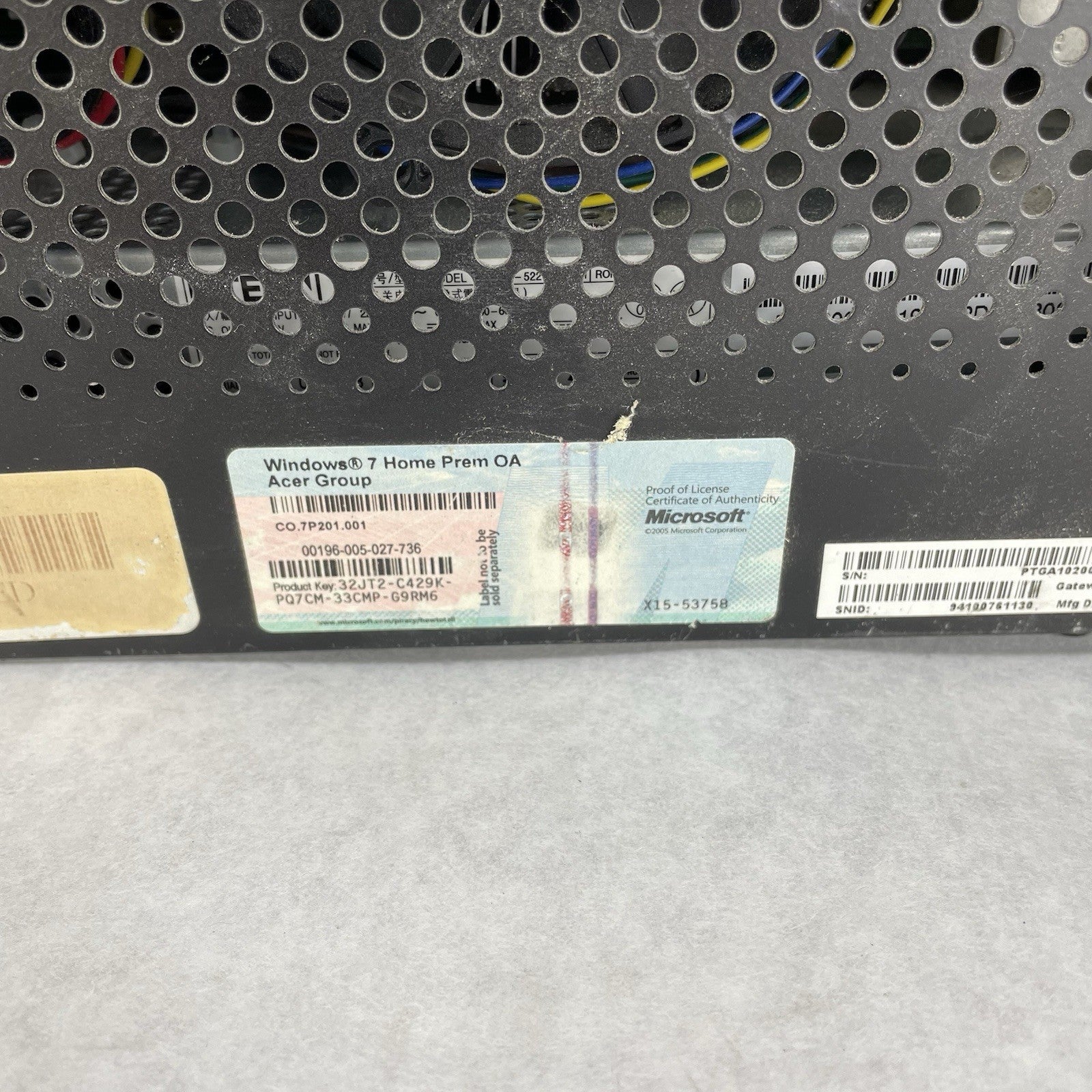 Gateway SX2802 SFF Core 2 Quad Q8300 2.50 GHz 4 GB RAM No HDD No OS