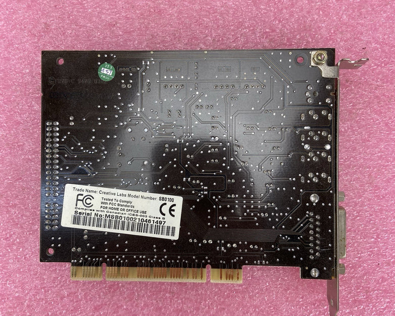 Creative Labs Sound Blaster Live! 5.1 SB0100 PCI Audio Card