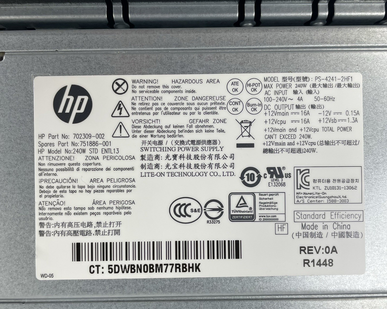 HP ProDesk 600 G1 SFF i5-4590 3.30 GHz 8 GB RAM No HDD/OS