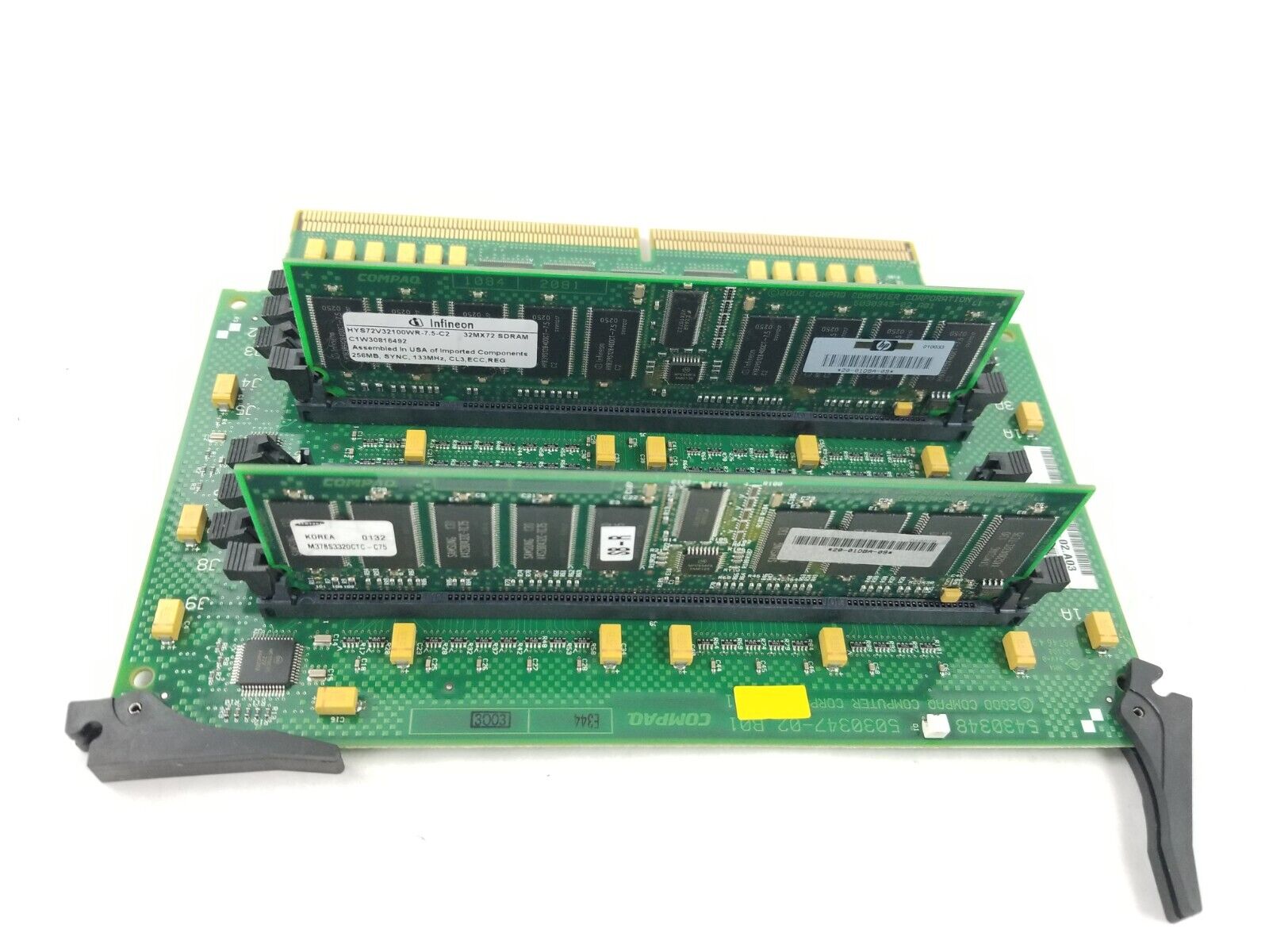 HP Compaq DEC ES45 54-30348-02 A03 ALPHA Server Memory Riser With 2x 256MB DIMMs
