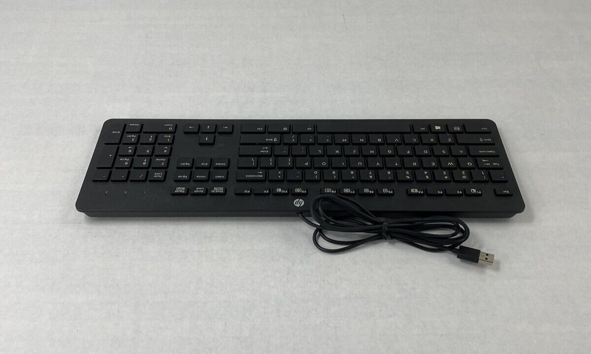 Lot of 3 HP PH0U USB Slim Keyboard Tested