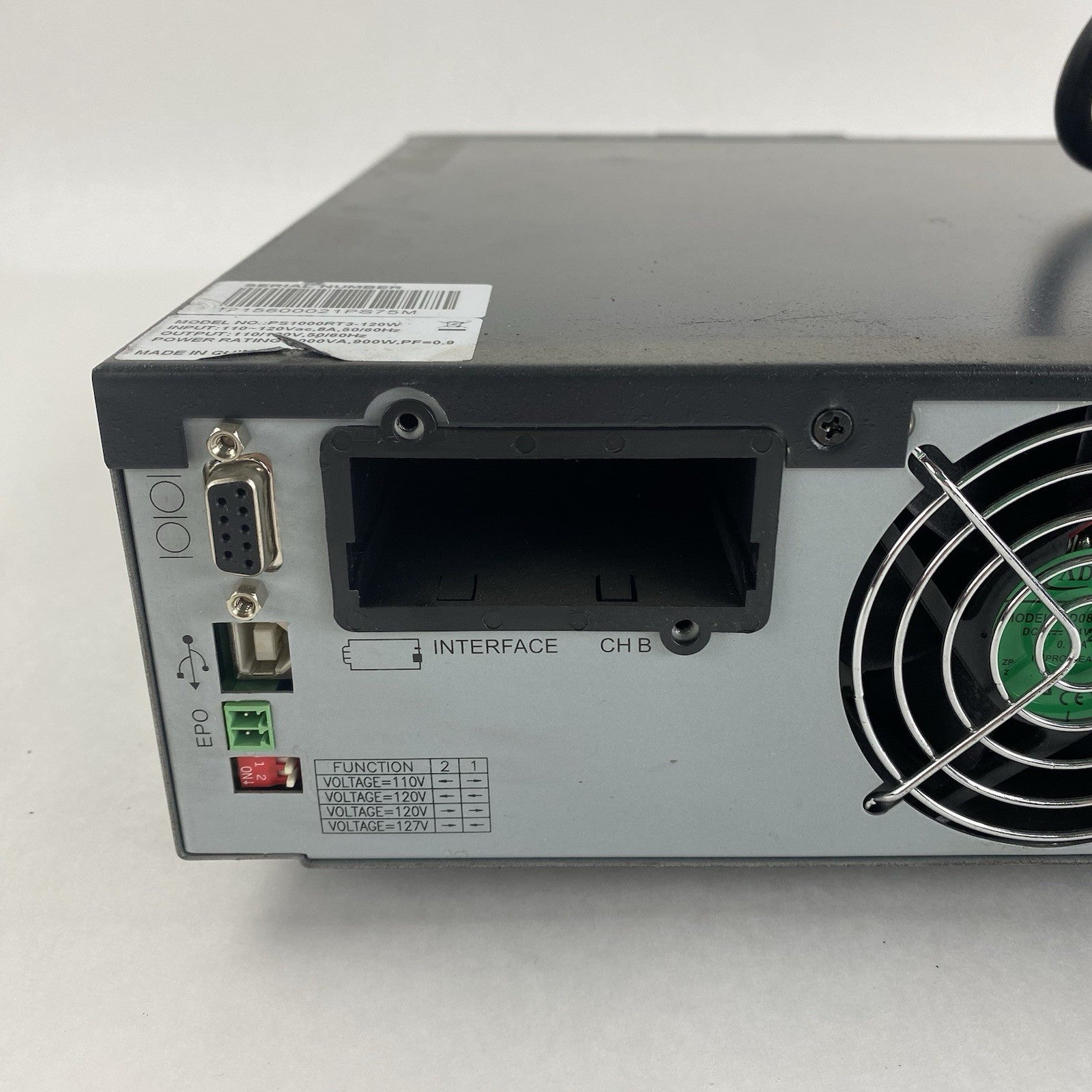 Liebert PS1000RT3-120W Ups No Rack Ears10