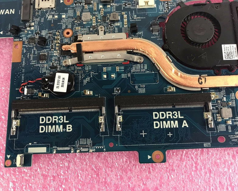 Dell Latitude 3350 Laptop Motherboard w/ Intel i3-5005U 2.00GHz CPU