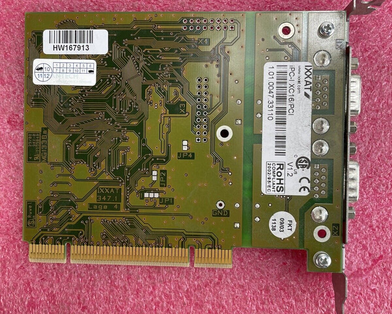 IXXAT Lage 1 MG1338a iPC XC16/PCI V1.2 Communication Card