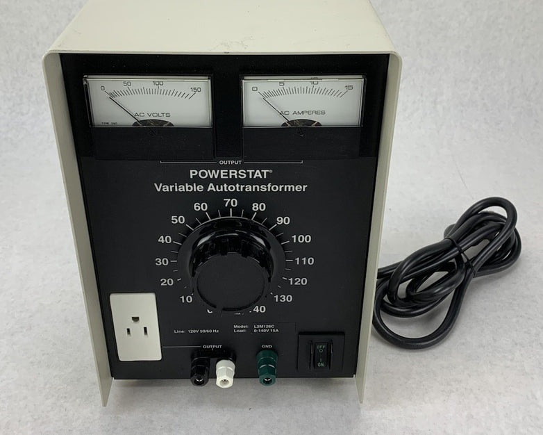 Warner Electric L2M126C Powerstat Variable Autotransformer - Tested