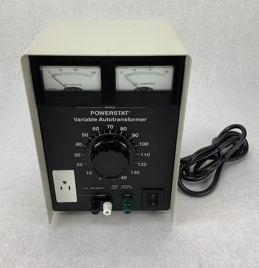Warner Electric L2M126C Powerstat Variable Autotransformer - Tested1
