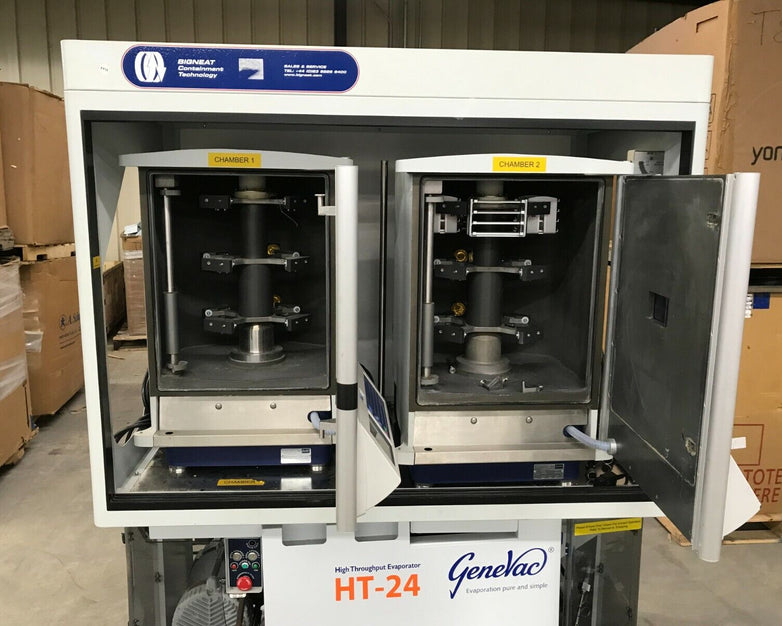 GeneVac HT-12 Series II Lot of 2 Evaporators w/ VC4000D & Edwards Pump HT-24