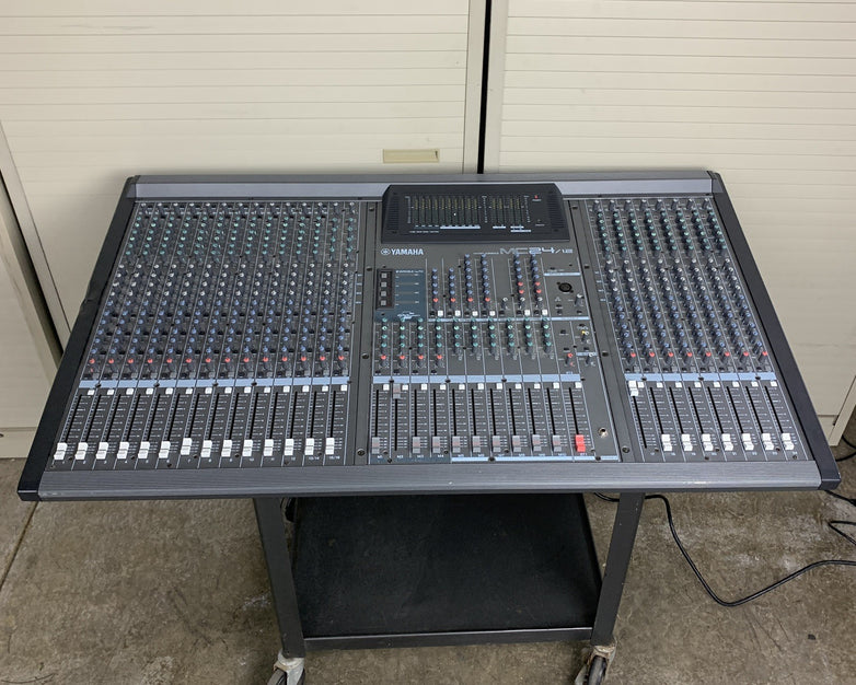 Yamaha Mixing Console MC24/12 XZ01 Tested w/ 2 Bad Lanes Parts and Repair