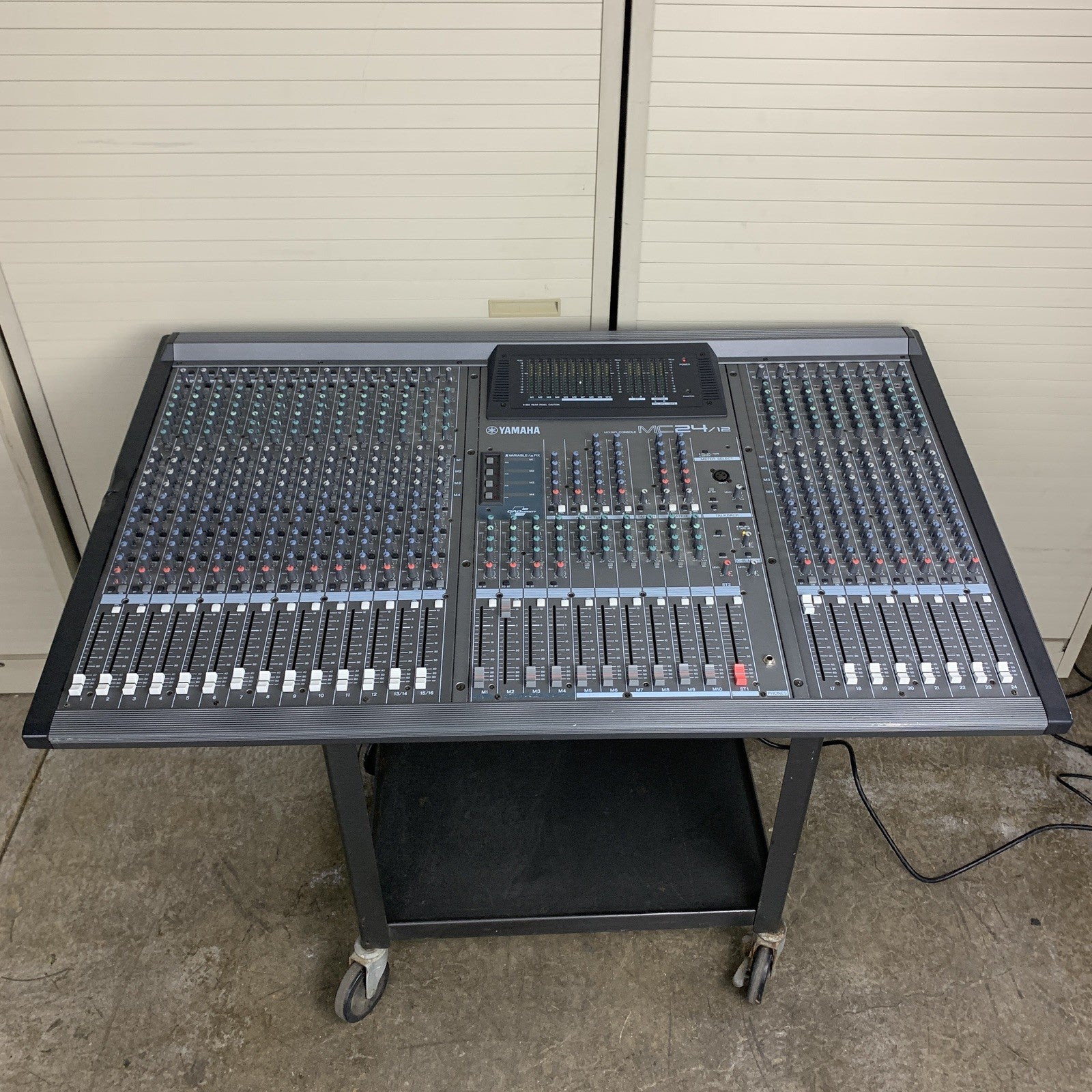 Yamaha Mixing Console MC24/12 XZ01 Tested w/ 2 Bad Lanes Parts and Repair