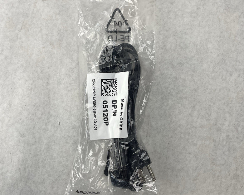 Dell 05120P 6ft AC 3-Prong Black Power Cord Cable
