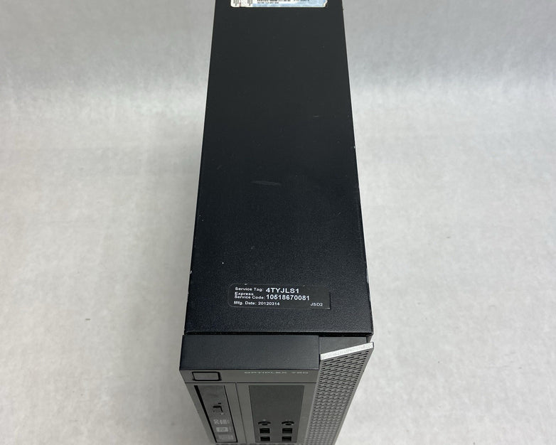 Dell Optiplex 790 SFF Intel Core i3-2120 3.3GHz 4GB RAM No HDD No OS