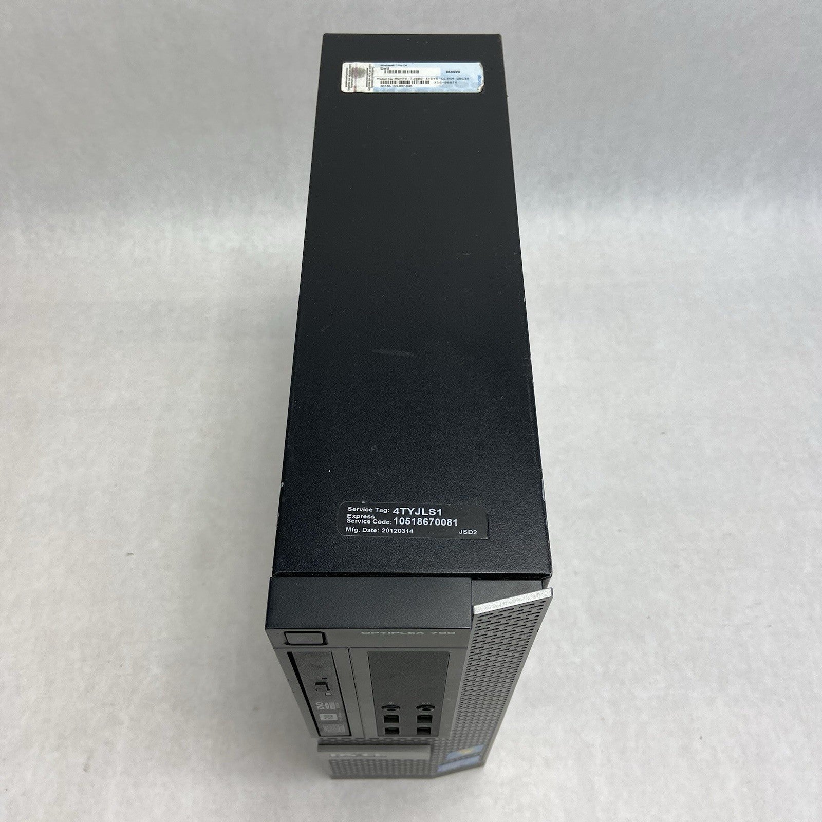 Dell Optiplex 790 SFF Intel Core i3-2120 3.3GHz 4GB RAM No HDD No OS2