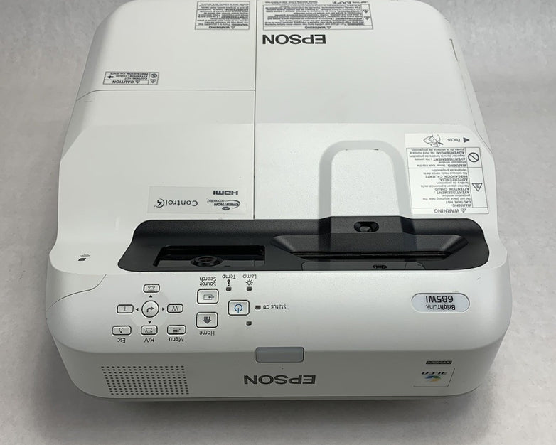 Epson H741A BrightLink 685Wi LCD Projector 3805 Lamp Hours