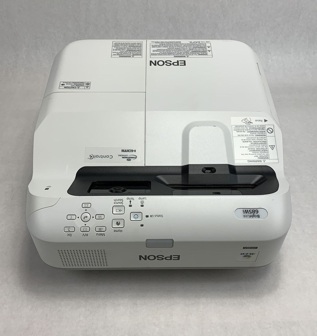 Epson H741A BrightLink 685Wi LCD Projector 3805 Lamp Hours