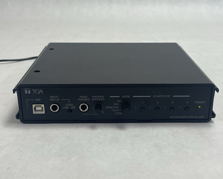 Toa Ev-20R Sound Repeater Power Tested No Power Cord