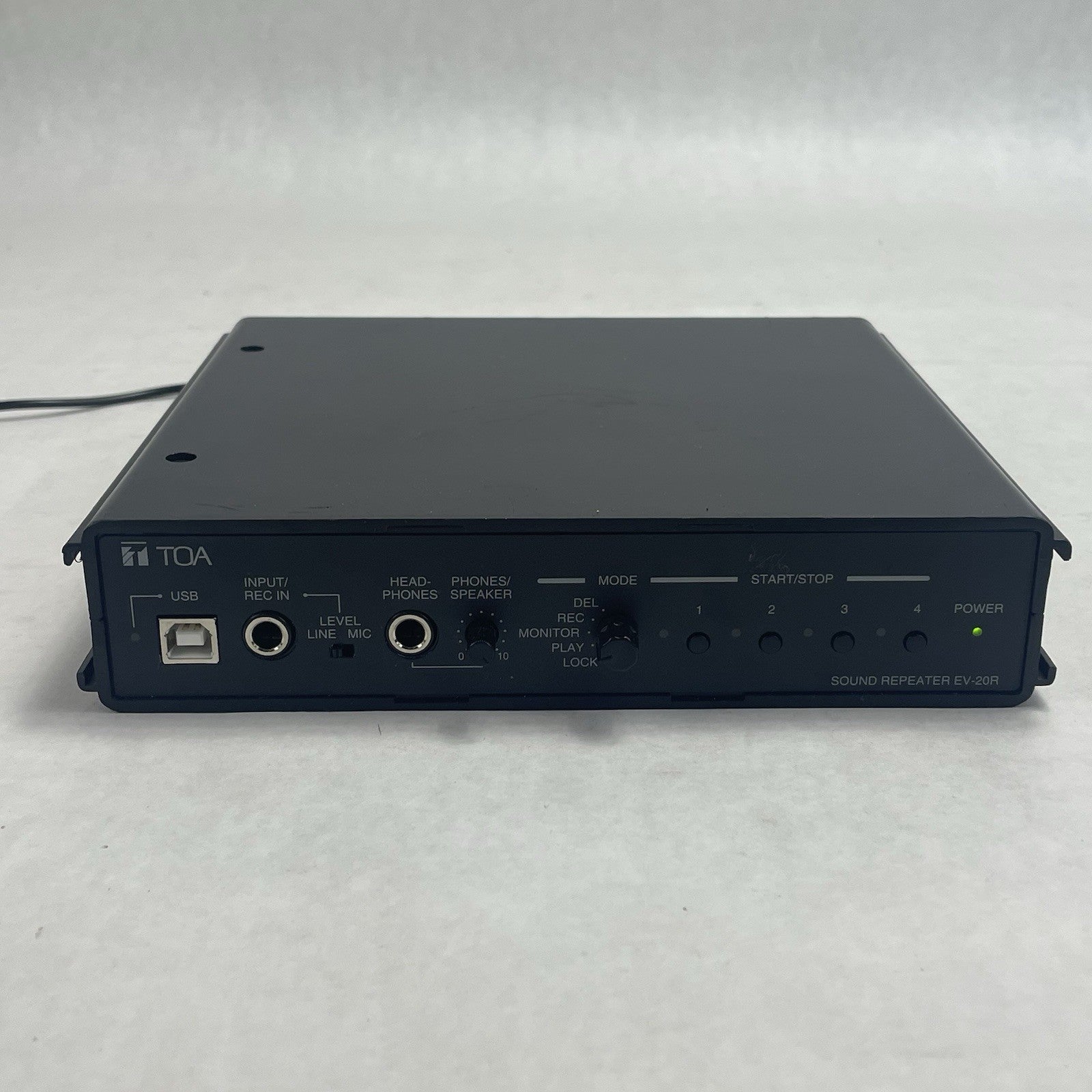 Toa Ev-20R Sound Repeater Power Tested No Power Cord1