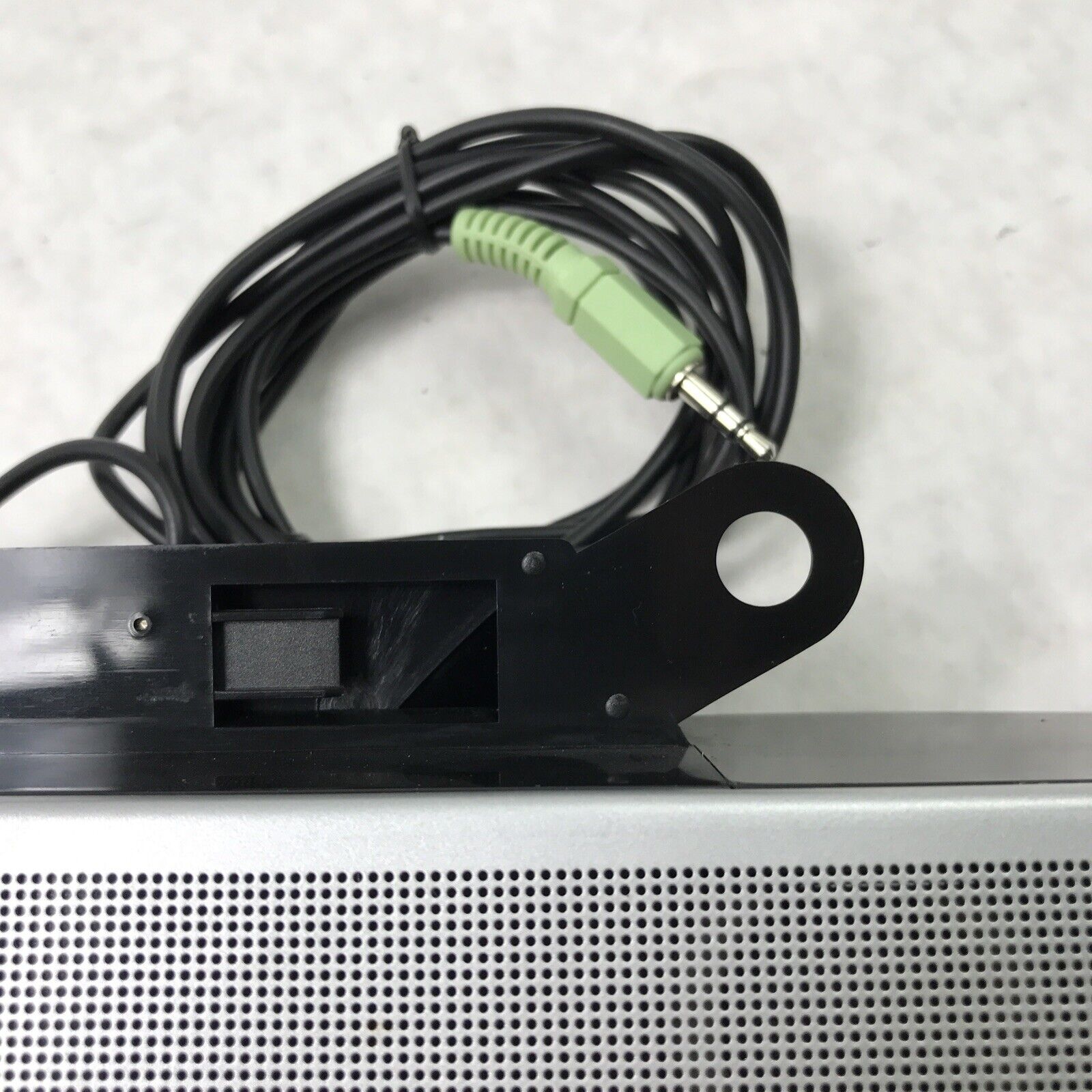 (Lot of 2) Dell UH837 Monitor Clip-On Speaker/Sound Bar Standard Audio Jack
