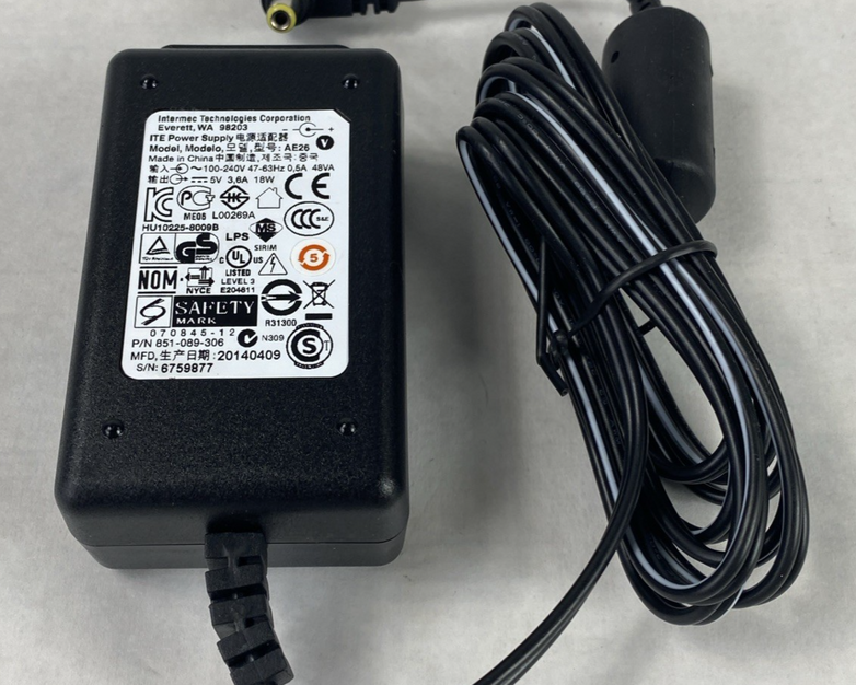 Intermec Model AE26 5V 3.6A 18W ITE Power Supply (Lot of 8)