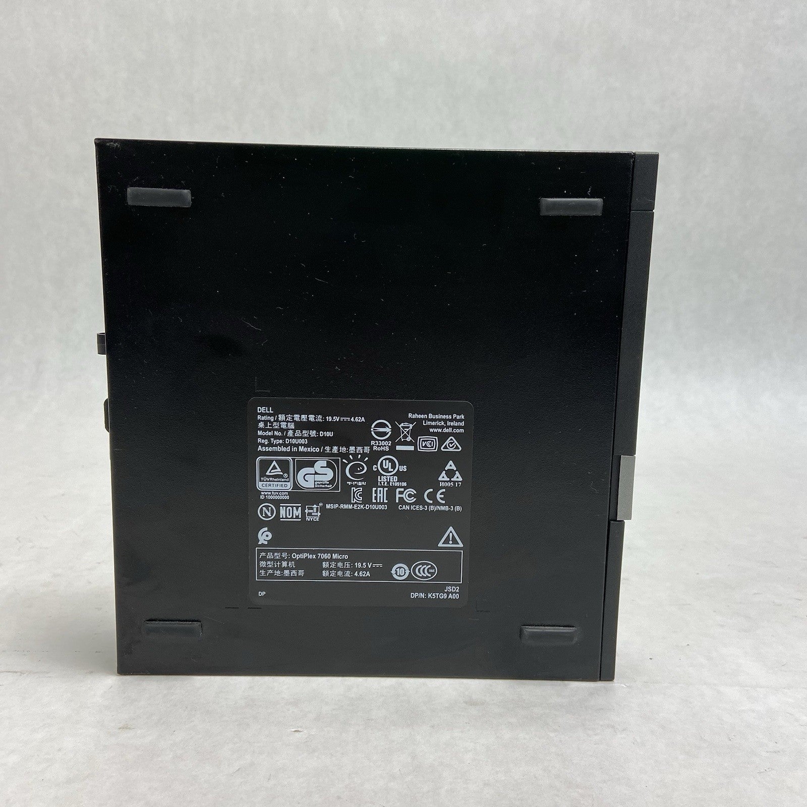 Dell Optiplex 7060 Micro Intel Core i5-8500T 2.1GHz 8GB RAM No AC/HDD/OS3
