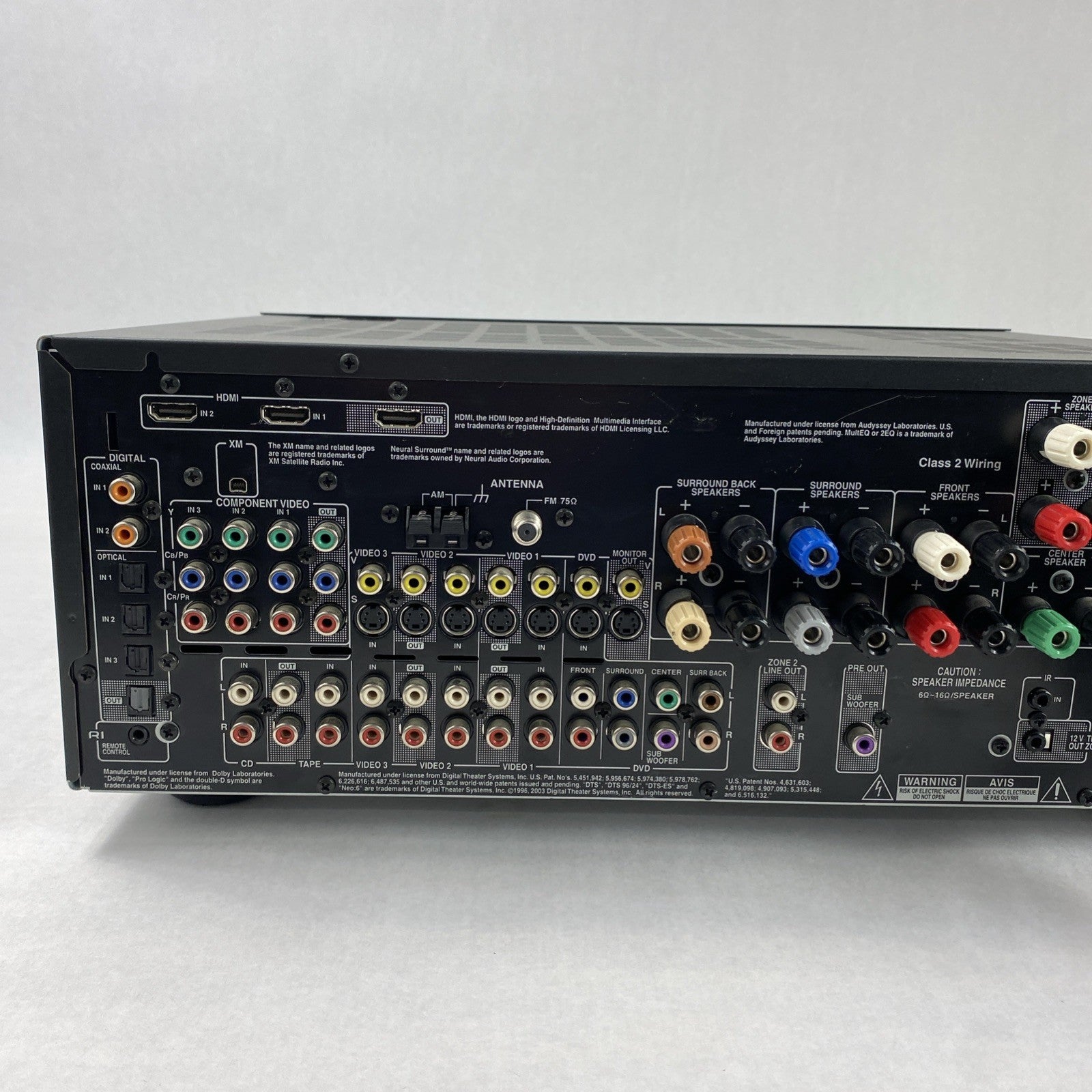 Onkyo TX-SR674 7.1 Channel AV Receiver No Remote