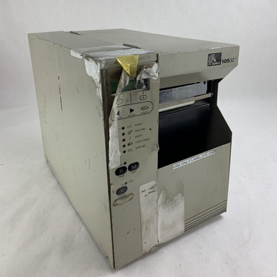 Zebra 105SL Label Printer Tested and For Parts and Repair