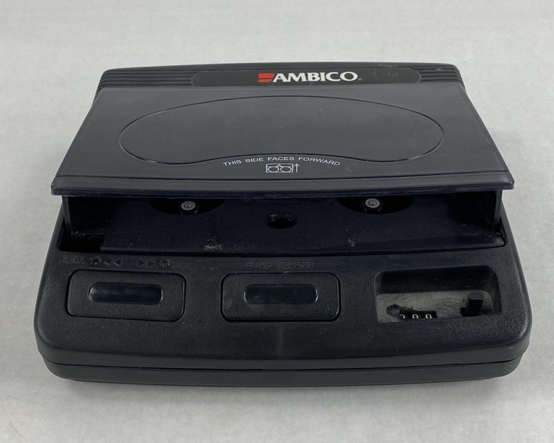 Ambico VHS 2 Way Tape Winder with AC Adapter Power Tested