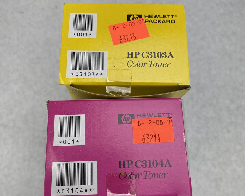 HP C3103A Yellow + C3104A Magenta Color Toner Cartridge LaserJet 5