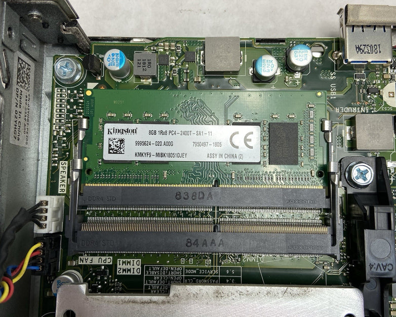 Dell Optiplex 3060 Micro Intel Core i3-8100T 3.1GHz 8GB RAM No HDD No OS