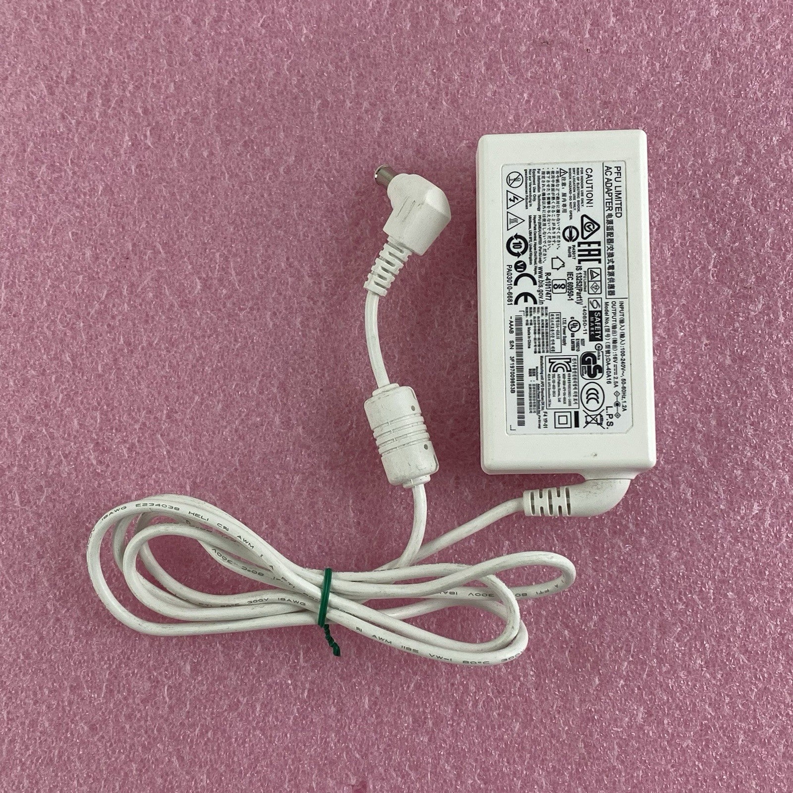PFU Limited DA-40A16 40W AC Adapter No Power Cord Lot of 34