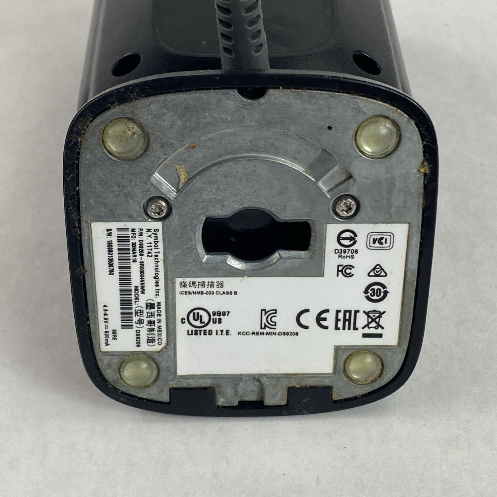 Symbol DS9208 Barcode Scanner Untested7