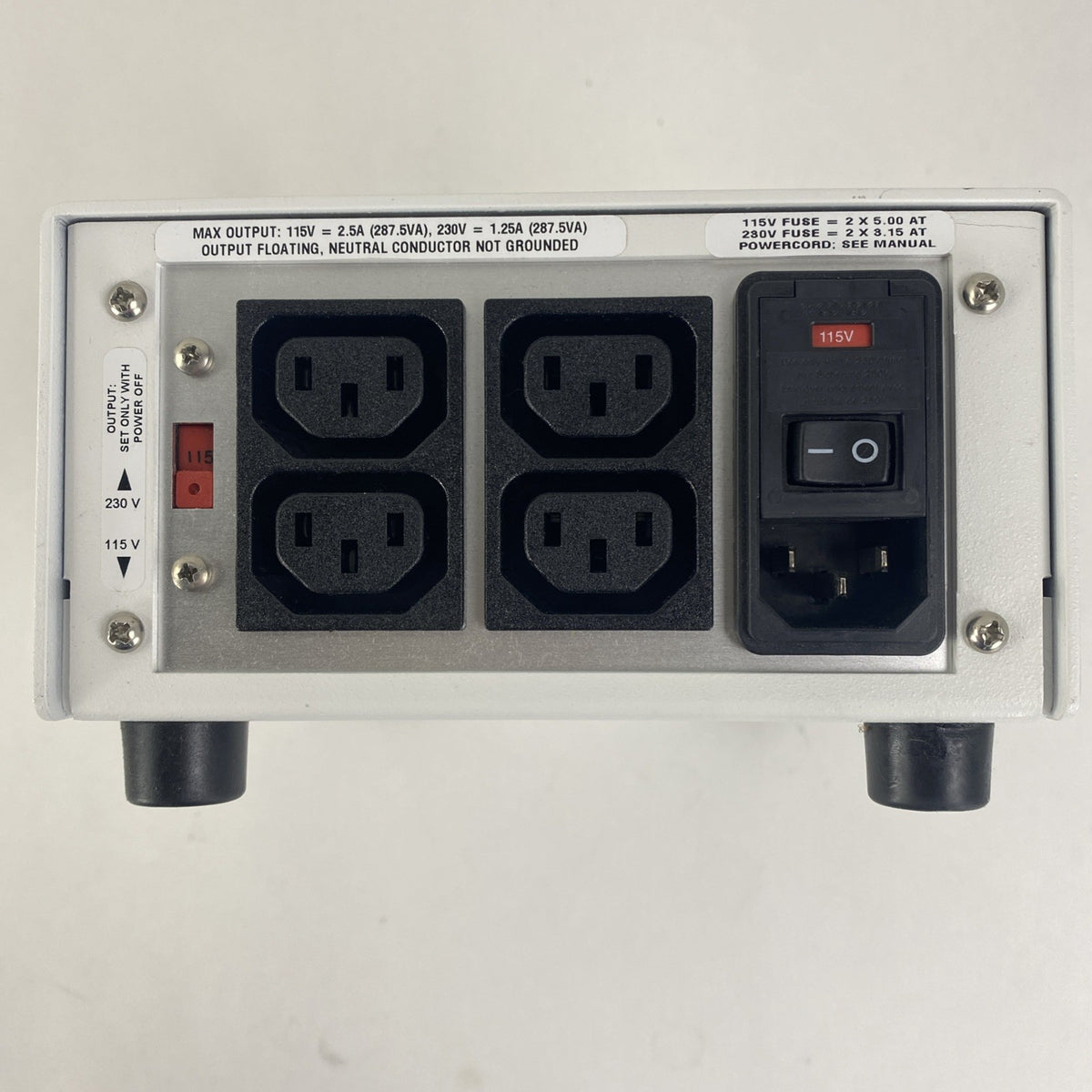 Powertronix Z1ATWFHNOC1 Isolation Station 115 / 230VAC 2.5A / 1.25A - Untested7