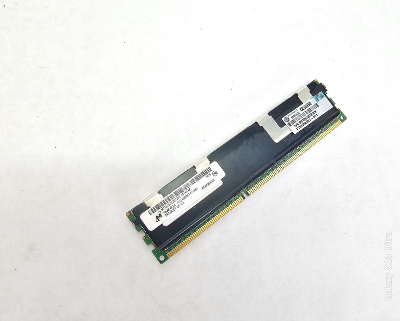 Micron MT72JSZS2G72PZ-1G1M1HE 16GB 4RX4 PC3-8500R-7-11-AB1 Server RAM (Lot of 2)