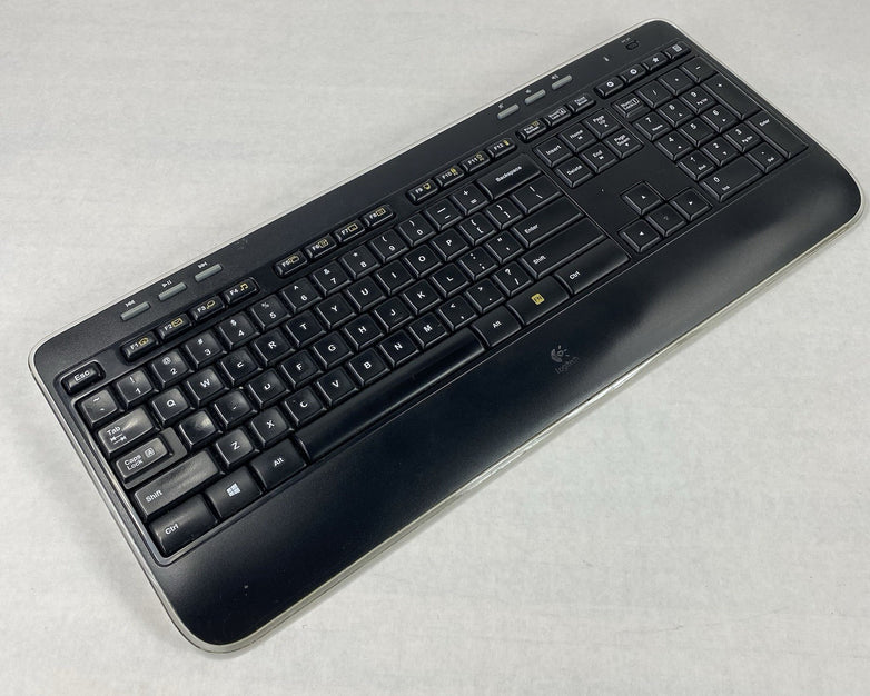 Logitech K520 Y-R0012 Wireless Keyboard No USB Dongle Power Tested - Lot of 4