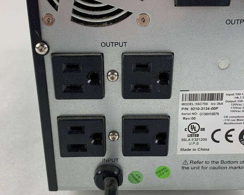 Eaton 5SC750 750VA 525W Tower UPS Tested No Batteries
