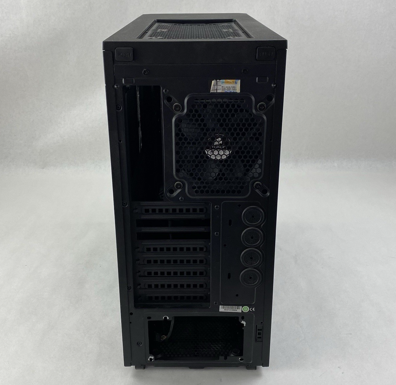 Corsair Obsidian Series 550D Mid-Tower Gaming Computer Case Damaged Front Panel