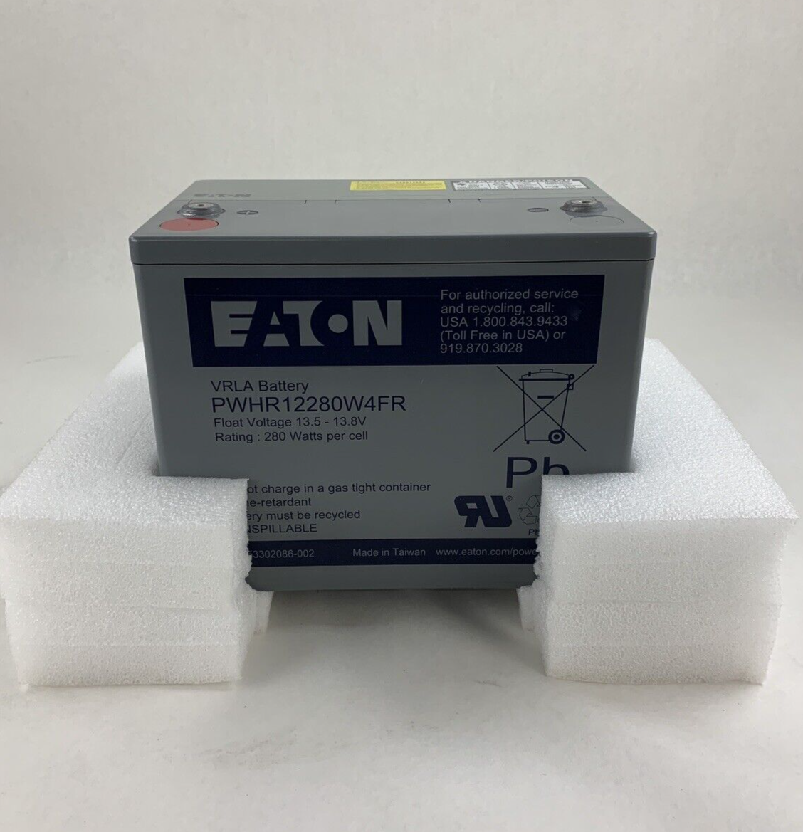 Eaton PWHR12280W4FR VRLA Replacement Battery Old Stock Box Opened