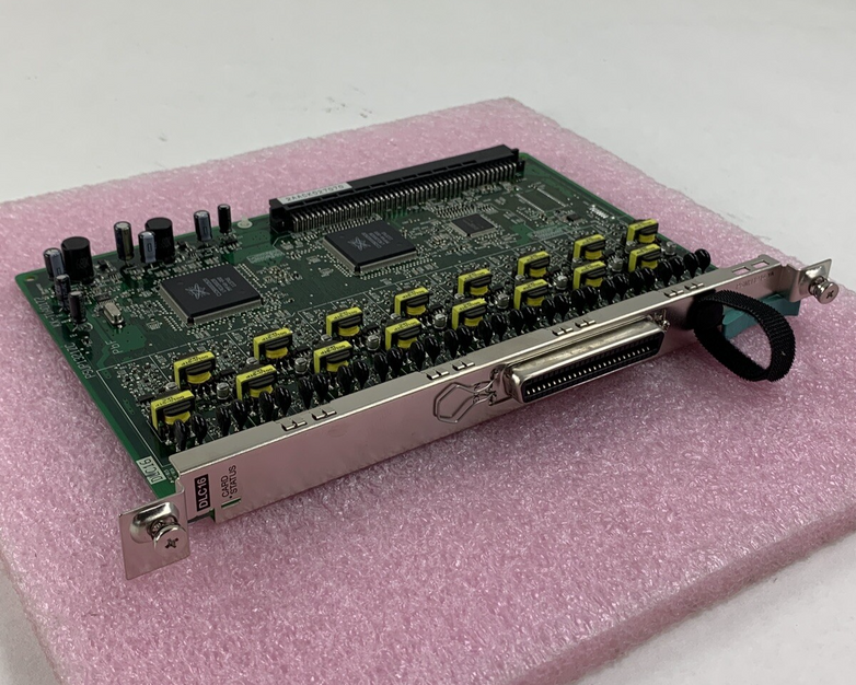 Panasonic DLC16 16 Port Digital Line Card Factory Reset Pulled From KX-TDE600
