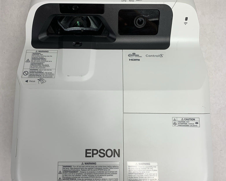 Epson H741A BrightLink 685Wi LCD Projector 3805 Lamp Hours