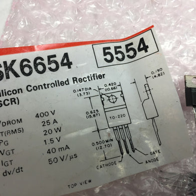 NOS  SK6654 Silicon Controlled Rectifier  Lot of 11
