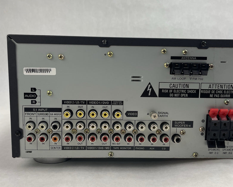 Aiwa AV-D35U 5.1Ch AV Stereo Receiver Only Tested No Remote