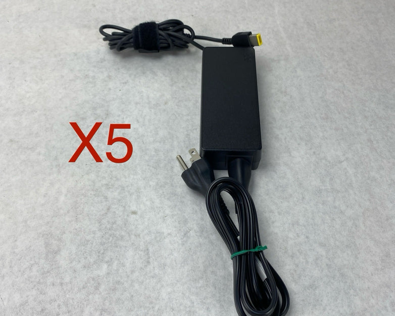 Lenovo ADLX90NCC2A 90W AC Adapter Yellow Tip mix Lot of 5 W/ ADLX90NCC3A