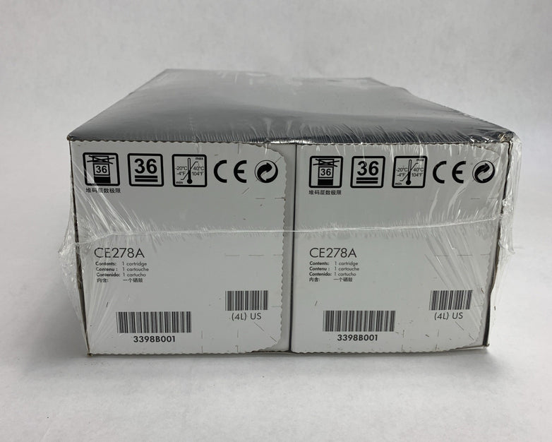 HP LaserJet 78A CE278A  Black Toner Cartridges for Laserjet Pro P1566 - Two pack