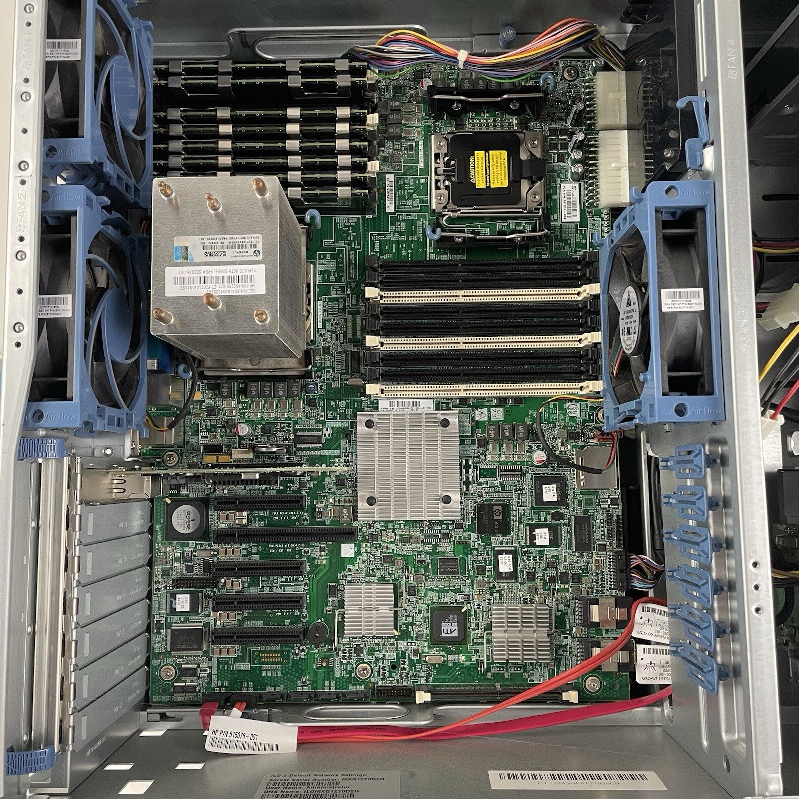 HP Prolient ML350 G6 1x Xeon E5606 2.13 GHz 32 GB RAM No HDD/GPU12