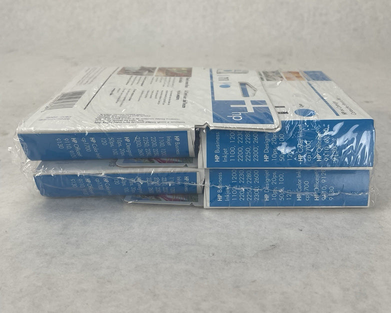 C4836AN HP 11 Ink Cartridge 1100 1200 2200 Cyan Sealed Box Lot of 4