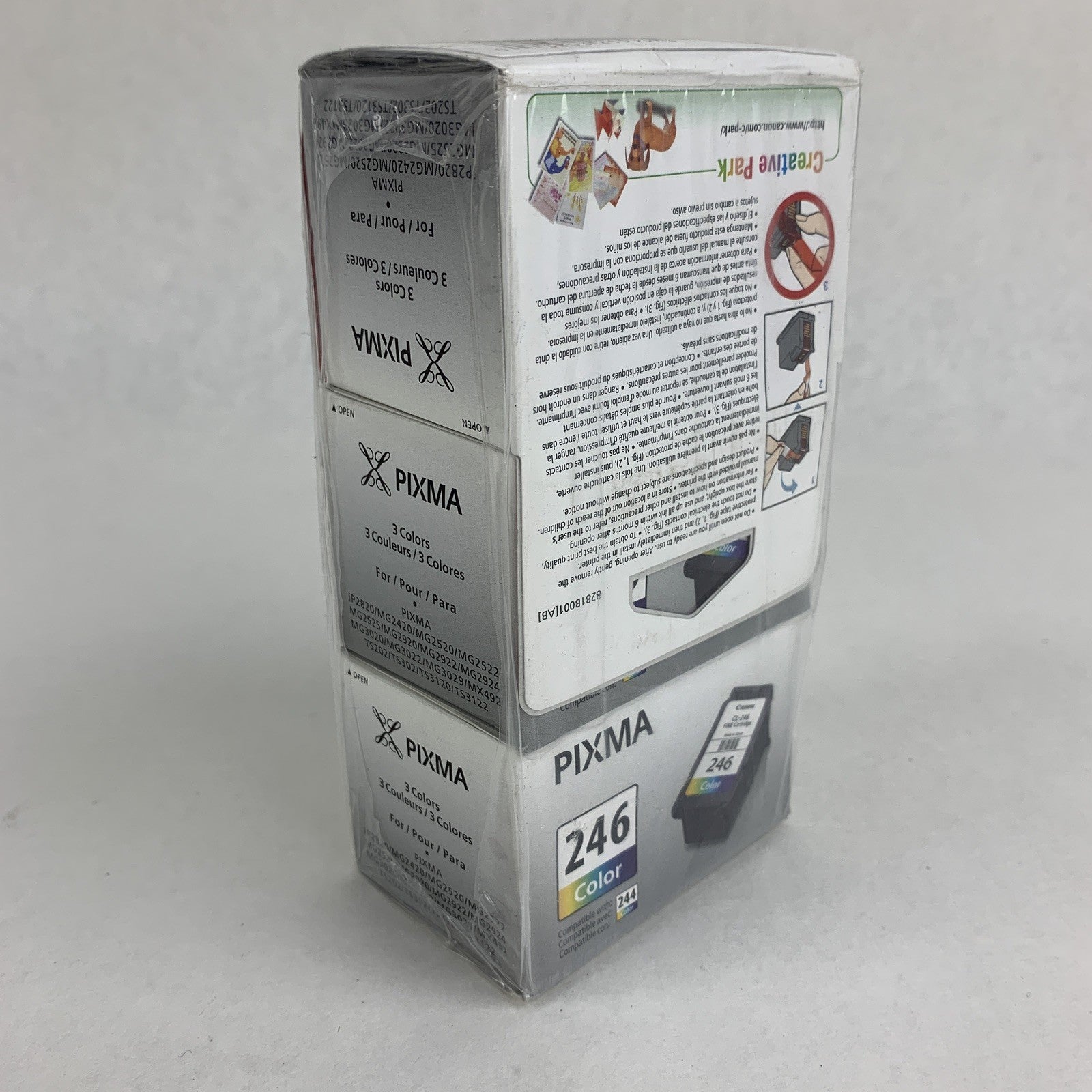 Canon CL-246 Color Ink Cartridge New OEM Lot of 3x