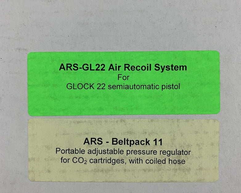 Dvorak Glock 22 ARS-GL22 Air Recoil System Untested ARS - Beltpack 11
