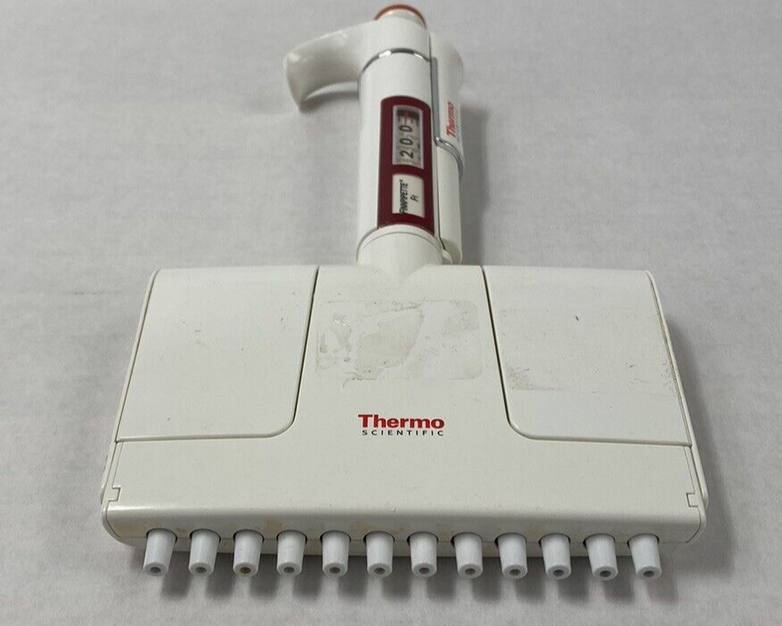 Thermo Finnpipette F1 30-300uL 12 Channel Multichannel Pipette